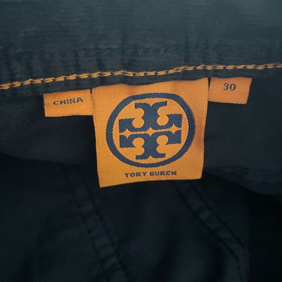 Tory Burch Dark Navy Classic Tory Corduroy Jeans in size 30. Like new condition. - Picture 4 of 4